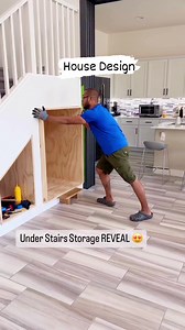 226K views · 4.3K reactions | How to make understair storage #housedesign #homedesign #fbreels #fyp #fbreelsvideo #diy #woodworking | House Design | Facebook