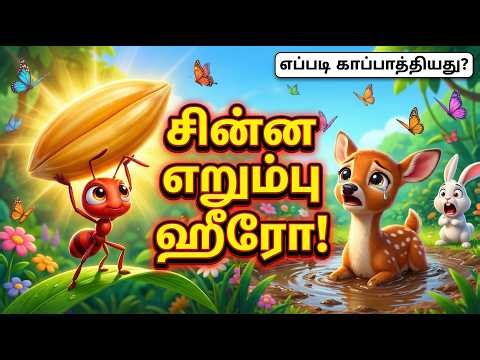 Tiny Ant Hero! 🐜 | சின்ன எறும்பு ஹீரோ! | Tamil Kids Moral Story | Bedtime Story