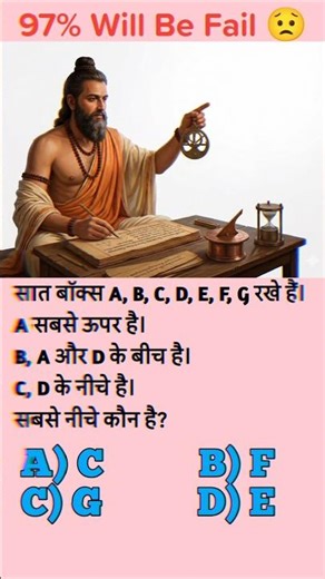 Reasoning | Puzzel Question | Reasoning classes | #gk_gs_education_upsc #shortvideo