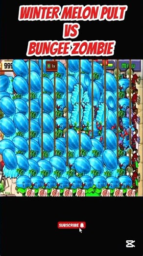 *WINTER MELON VS BUNGEE ZOMBIE*#shorts #short #pvz #youtubeshorts #shortvideo #pvzfusion #gaming