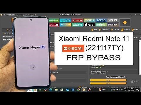 Xiaomi Redmi Note 11 (221117TY) FRP Bypass Unlock Tool