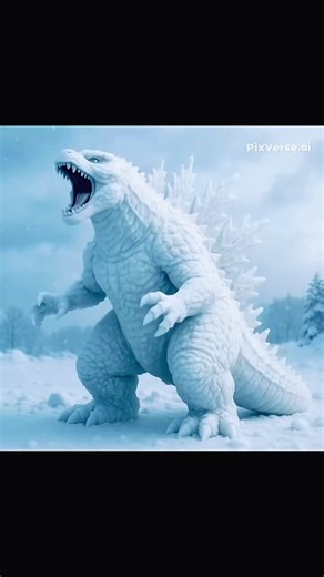 Snow Godzilla❄️