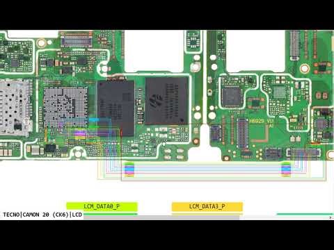 TECNO Camon 20 CK6 LCD Display Light & Graphics Ways | No Graphics / Black Screen Connector Solution