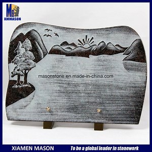 [Hot Item] European Funeral Granite Custom Plaque for Garden Decoration