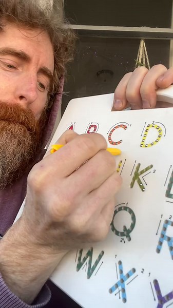 ASMR Uppercase & Lowercase ABCs Tracing Board for Relaxing Sleep