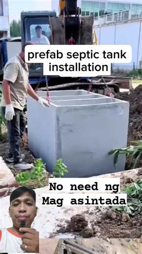 Prefabricated septic tank! #diy #tips #septictank #workinprogress | chris amazing stories
