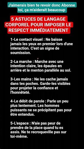 5 astuces de langage corporel pour imposer le respect immédiatement