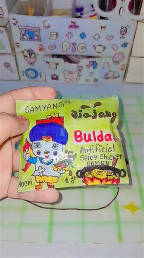 🌶️DIY Hot Spicy Jiajang Noodles 🍜🥵#shorts #ramen #buldak #asmr #diy