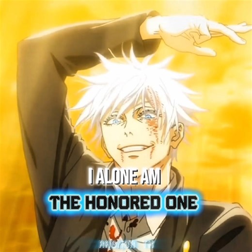 ⟨⟨ I ALONE AM THE HONORED ONE ⟩⟩ || ragnar tx|| #anime #jujutsukaisen #shorts