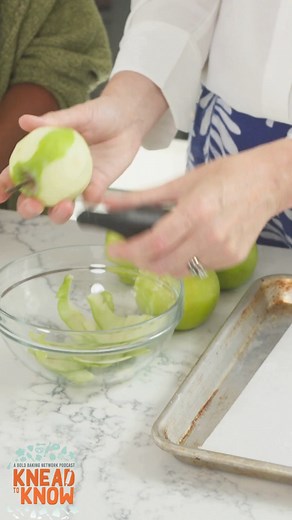 In our latest Knead to Know podcast, we shared a super easy tip to make the most of your leftover apple peels! Don’t toss them—turn them into a crispy, cinnamon-sugary treat instead. 😍Here’s how:🍏 Set aside unused apple peels from your recipe.🍎 Add 1-2 teaspoons of cinnamon sugar to the peels and toss.🍏 Bake at 225°F (110°C) on the convection setting for 1 hour.The result? Crispy apple peel goodness perfect for snacking! 🍎✨ Who’s trying this hack? Catch up with latest episodes: https://link