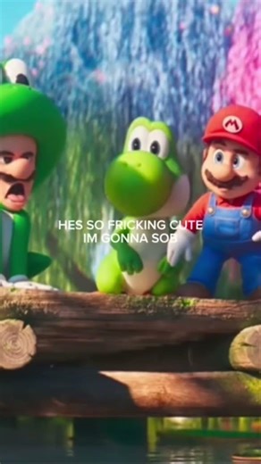 Yoshi Is Too Cute 🦖💚 | Super Mario Galaxy Movie #mario #supermariogalaxymovie #yoshi #movie