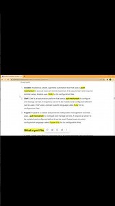 What is the difference between ansible, chef and puppet by @dev_safia ​
