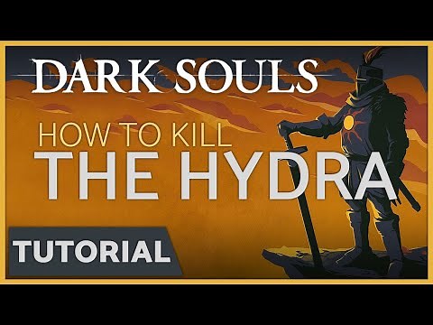 Dark Souls - How to Kill the Hydra in the Darkroot Basin Easily & get the Dusk Crown Ring