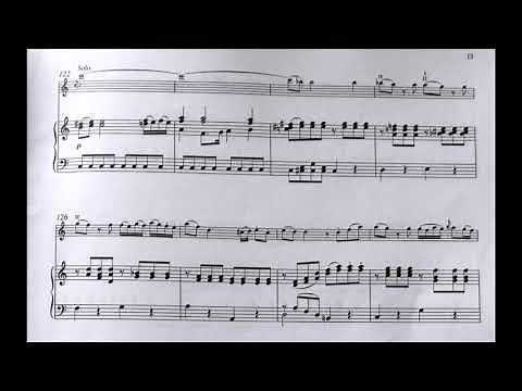 Mozart - Oboe Concerto, 1st Mov. (piano accompniment)