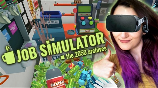 How to be the greatest store clerk ever! | Job Simulator VR #1