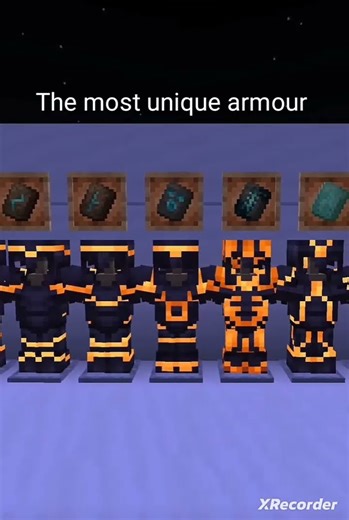 The most custom armors in Minecraft. 🤫🤫🤫