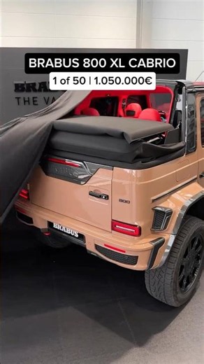 1 of 50 Limited Edition Brabus 800 XL Cabrio 4x4