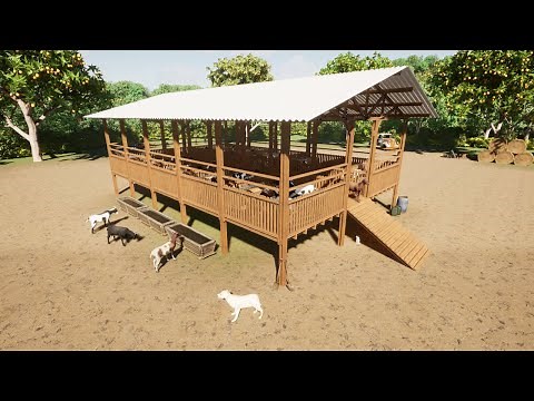 🐐🐏 PROJETO DE APRISCO PARA CAPRINOS - PROCESSO CONSTRUTIVO