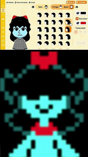 How to make Aqua from Deltarune #aqua #deltarune
