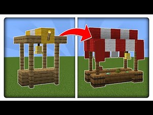 ► How To Transform the Village Market Stall In Minecraft!