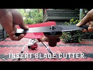 brush cutter blade installation/grass cutter cutting blade installation