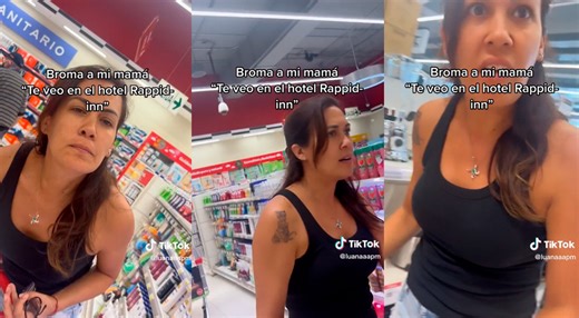Joven queda en encontrarse en el hotel "Rappid In" delante de su mamá y reacción es viral