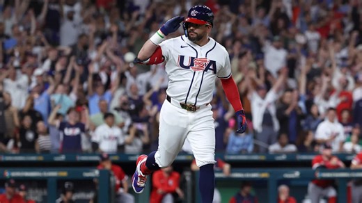 Kyle Schwarber was happy to play hero in Team USA win over Great Britain