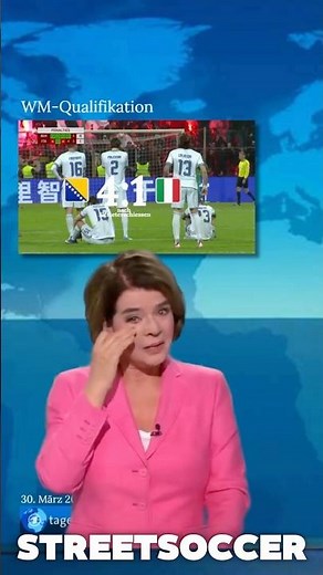 ARD Tagesschau | Bosnia 4-1 Italy | 2026 World Cup Qualifiers | #bosna #italy #wc2026