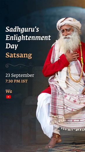 1.7K views | ⭐ Join us for a special livestream of a Satsang with Sadhguru and celebrate this significant moment in Sadhguru's life that grew into a massive spiritual movement and has transformed countless lives. Relive the milestones that shaped the journey of the last four decades and became a means to transform millions of lives around the world. Live from Isha Yoga Center Coimbatore  23 September 2025 | 7:30 PM IST Join Live | Sadhguru | Facebook