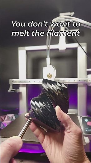 Fixing severe 3D print stringing in seconds