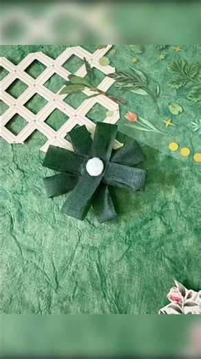 Easy DIY Ribbon Flower