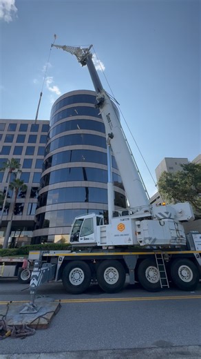 🏗️ Sims on the Job in Tampa 🏗️ setting new DISH Wireless platform and equipment with our 160 ton 130G. Sims Crane handled the FAA permits and MOT road closure. Sims Crane, serving Florida, Georgia, Alabama, Tennessee, and South Carolina. Founded in 1959, Sims Crane has led the crane and rigging industry in the southeast over 60 years with innovative safety practices and education, sophisticated technology and financial stability. Our clients can attest to the professionalism that is Sims Crane