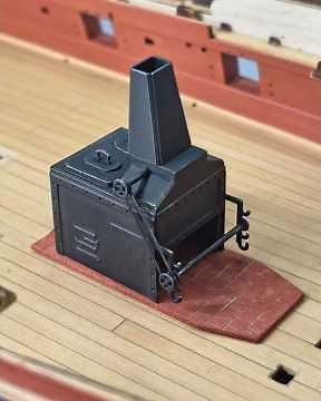 Building a wooden ship model | construction the ships stove!