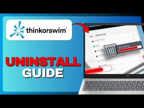 How To UNINSTALL ThinkorSwim (Full Guide) 2026!