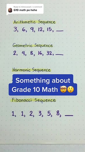 Grade 10 Math Sequences and Series Exploration