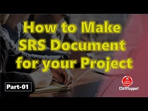 How to make SRS Document Part-01