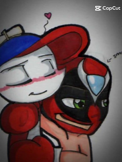 marzipan × homestar runner × strong bad edit 💙🤍❤💜❤🖤