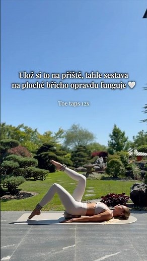 Ulož si tyto cviky pro pevnější břicho 🧡