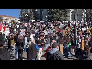 Raw video: Hundreds gather at Colorado capitol as part of nationwide protest against Trump