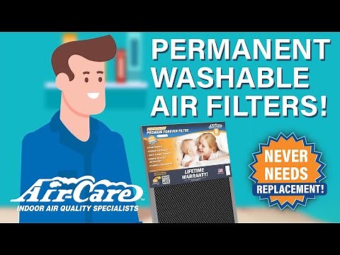 Upgrade Your Home Air Quality with Air Care's Permanent Washable Air Filters