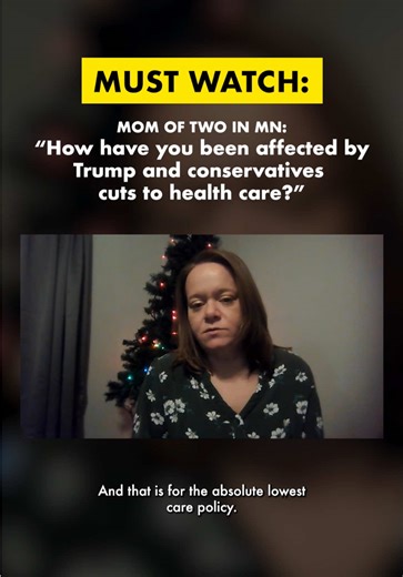 Toni, a mom of two in Minnesota, is facing the loss of affordable health insurance after Trump and conservatives refused to extend health care subsidies. Policy choices have consequences—and families like hers are paying the price. Share if you believe health care should be affordable. #minnesota #healthcare #storytime