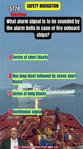 5774 Shipboard Fire Alarm Signals - MARINE NAUTICAL REVIEWER