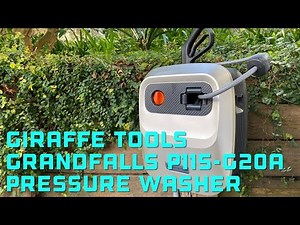 Giraffe Tools Grandfalls G20 Pressure Washer Unboxing and Review: 20M Internal Hose Reel!