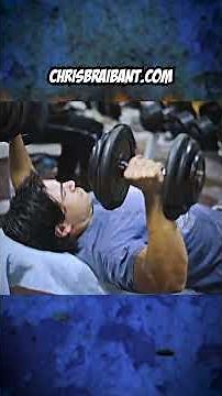 Musculation Naturelle Chris Braibant Haut des Pecs avec Haltères