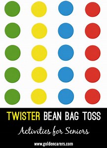 Twister Bean Bag Toss