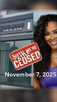 🚨 UPDATE: Kenya Moore Hair Spa remains closed (November 7, 2025)