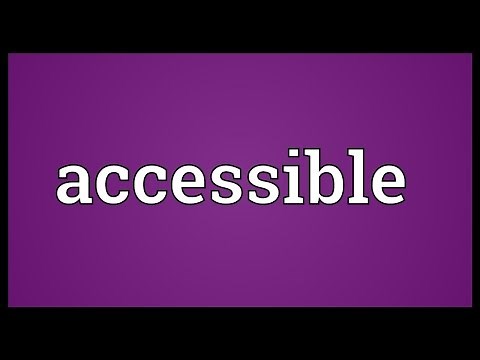 Accessible Meaning
