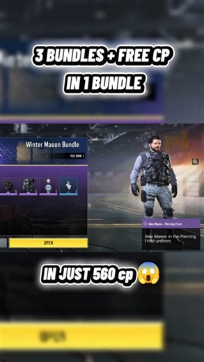 Got Alex Mason + FREE CP In Just 560 CP 😱 | Call of Duty Mobile New Bundle