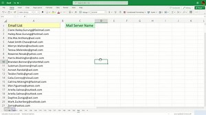 Get unique mail server domain name with this simple Excel formula - Excel Tips and Tricks