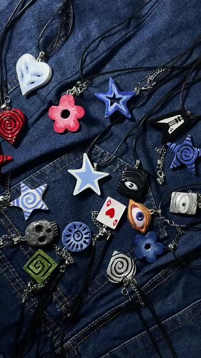 Handmade Clay Necklace Art Ideas